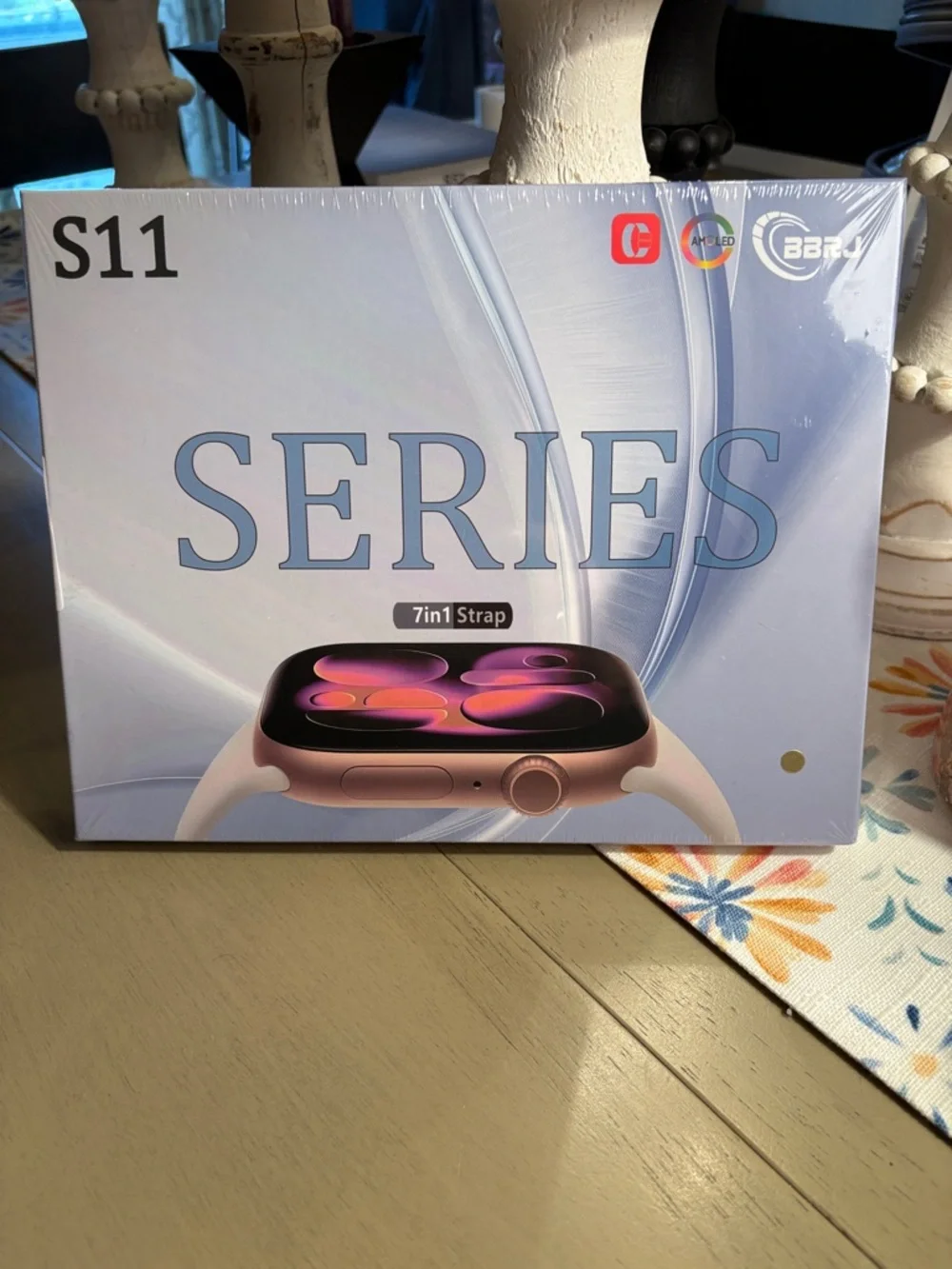 S11 Series Smartwatch with 7-in-1 Strap - Rose Gold